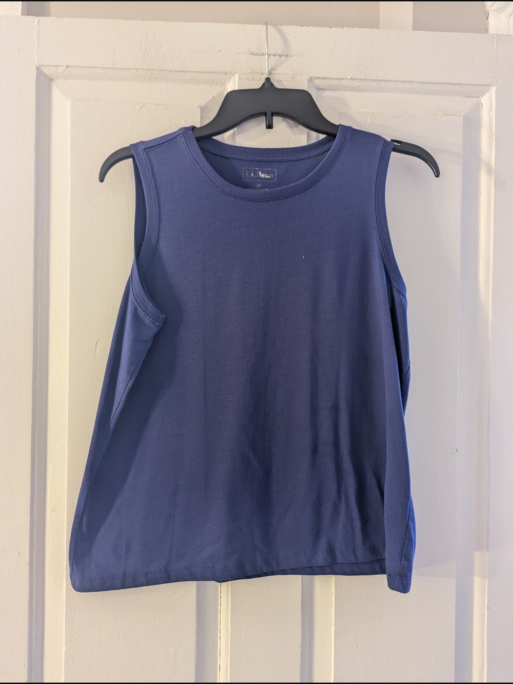 L.L. Bean Women's Sleeveless Crewneck Tank Top - Indigo Blue